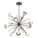 Cabochon LED Chandelier in Flat Bronze (404|CHB0093-0B-FB-A-001-L3-WI)