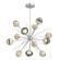 Cabochon LED Chandelier in Classic Silver (404|CHB0093-0B-CS-S-001-L3-TR)