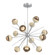 Cabochon LED Chandelier in Classic Silver (404|CHB0093-0B-CS-B-001-L1-TR)