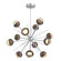 Cabochon LED Chandelier in Classic Silver (404|CHB0093-0B-CS-A-001-L1-BB)