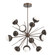Cabochon LED Chandelier in Burnished Bronze (404|CHB0093-0B-BB-WL-001-L3-FB)