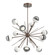 Cabochon LED Chandelier in Burnished Bronze (404|CHB0093-0B-BB-S-001-L3-WI)
