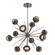 Cabochon LED Chandelier in Burnished Bronze (404|CHB0093-0B-BB-B-001-L1-FB)