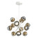 Cabochon LED Chandelier in Salt White (404|CHB0093-0A-WI-S-001-L3-GB)