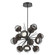 Cabochon LED Chandelier in Matte Black (404|CHB0093-0A-MB-S-001-L3-FB)