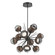 Cabochon LED Chandelier in Matte Black (404|CHB0093-0A-MB-S-001-L3-BB)