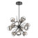 Cabochon LED Chandelier in Matte Black (404|CHB0093-0A-MB-C-001-L1-BS)