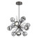 Cabochon LED Chandelier in Graphite (404|CHB0093-0A-GP-S-001-L1-CS)