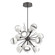 Cabochon LED Chandelier in Graphite (404|CHB0093-0A-GP-C-001-L1-WI)