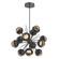 Cabochon LED Chandelier in Graphite (404|CHB0093-0A-GP-B-001-L3-MB)