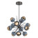 Cabochon LED Chandelier in Graphite (404|CHB0093-0A-GP-B-001-L3-BU)