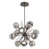 Cabochon LED Chandelier in Flat Bronze (404|CHB0093-0A-FB-S-001-L1-BS)