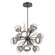 Cabochon LED Chandelier in Flat Bronze (404|CHB0093-0A-FB-C-001-L1-BS)