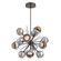Cabochon LED Chandelier in Flat Bronze (404|CHB0093-0A-FB-B-001-L3-CS)