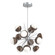 Cabochon LED Chandelier in Classic Silver (404|CHB0093-0A-CS-WL-001-L3-BB)