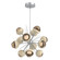 Cabochon LED Chandelier in Classic Silver (404|CHB0093-0A-CS-B-001-L1-TR)