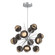 Cabochon LED Chandelier in Classic Silver (404|CHB0093-0A-CS-B-001-L1-FB)