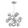 Cabochon LED Chandelier in Beige Silver (404|CHB0093-0A-BS-C-001-L3-CS)