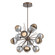 Cabochon LED Chandelier in Burnished Bronze (404|CHB0093-0A-BB-B-001-L3-CS)