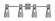 Everleigh Four Light Bath Bar in Graphite (200|4824-GP-882)