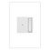adorne Wired Remote Smart Dimmer with Netatmo in White (246|WNAL64W1)