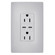 radiant 65W USB Outlet, Type C, 15A, Tamper-Resistant in Gray (246|R26USBPD65GRY)