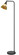 Vittorio One Light Floor Lamp in Bk (225|EC-1000FL)