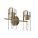 Niccol Two Light Bath in Champagne Bronze (12|55251CPZ)