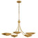 Palmela Five Light Chandelier in Lacquered Brass (12|52856LBR)