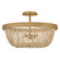 Tula LED Semi-Flush Mount in Burnished Gold (13|48613BNG)