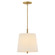 Clive LED Pendant in Heritage Brass (13|48537HB)