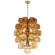Perriand LED Chandelier in Unlacquered Brass (138|FR46858UB)