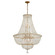 Roslyn 15 Light Chandelier in Aged Brass (60|ROS-A1015-AG-CL-MWP)