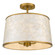 Windley Three Light Semi-Flush Mount in Brushed Gold (10|WIND1716BRG)