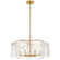Maisie Six Light Pendant in Brushed Gold (10|MAI2824BRG)