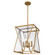 Clovis Four Light Pendant in Brushed Weathered Brass (10|CLO1814BWS)