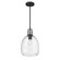 Orbis One Light Mini Pendant in Dark Matte Black (7|13125-899)