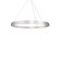 Halo LED Pendant in Brushed Silver (347|PD22753-BS-UNV-010)