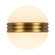Selene LED Wall Sconce in Brushed Gold (347|WS38105-BG)