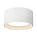 Uma LED Semi-Flush Mount in White (347|SF0702807WH)