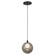 Bolla LED Pendant in Black/Smoked (347|PD3106-BK/SM)