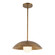 Umbra One Light Pendant in Vintage Brass/Opal Glass (347|PD10814-VB/OP)