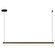 Nio LED Linear Pendant in Black (347|LP13645-BK)