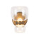 Sutton LED Bathroom Vanity in Vintage Brass/Clear Glass (452|WV310205VBCL)