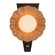 Furrow One Light Wall Sconce in Peach (452|WS354012PEC)