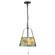 Scout Two Light Pendant in Matte Black/Green Linen (452|PD675213MBGL)