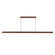 Dottie LED Linear Pendant in Walnut (452|LP403160WT)