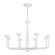 Spade LED Chandelier in Antique White (452|CH313830AW)