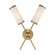 Denison Two Light Wall Sconce in Warm Brass (51|9-3199-2-322)