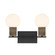 Jarrell Two Light Bathroom Vanity in Matte Black (51|8-4081-2-BK)